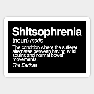 Profanitees - Shitsophrenia - Shit - Shitting Sticker